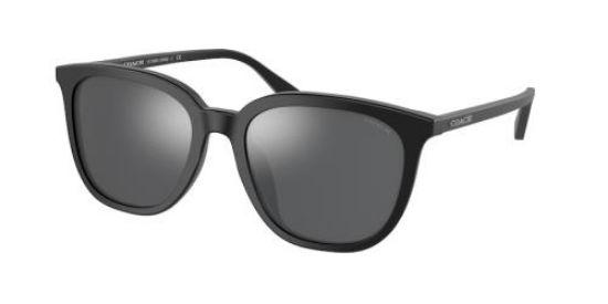 Grey Silver Flash Square Mens Sunglasses HC8338U 56366G 55商品第1张图片规格展示