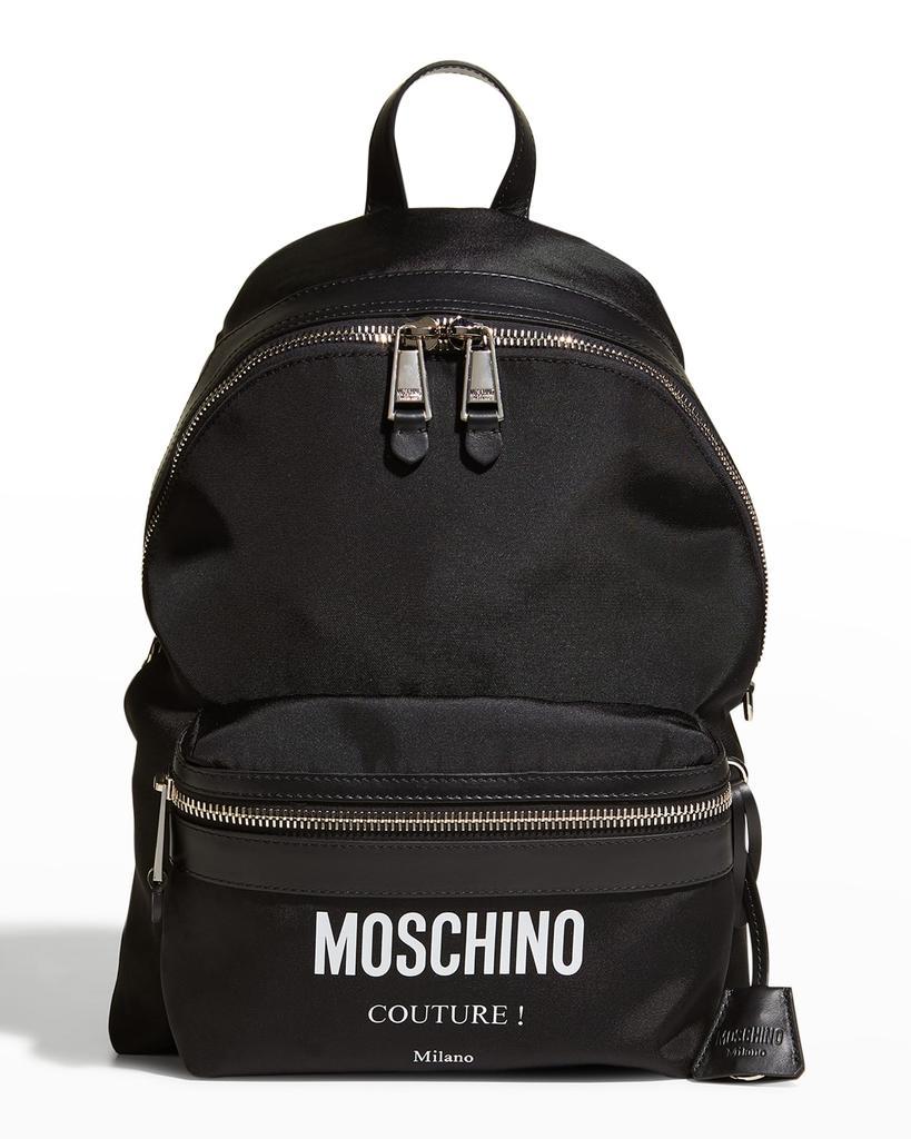 商品Moschino|Men's Logo Backpack,价格¥4857,第1张图片