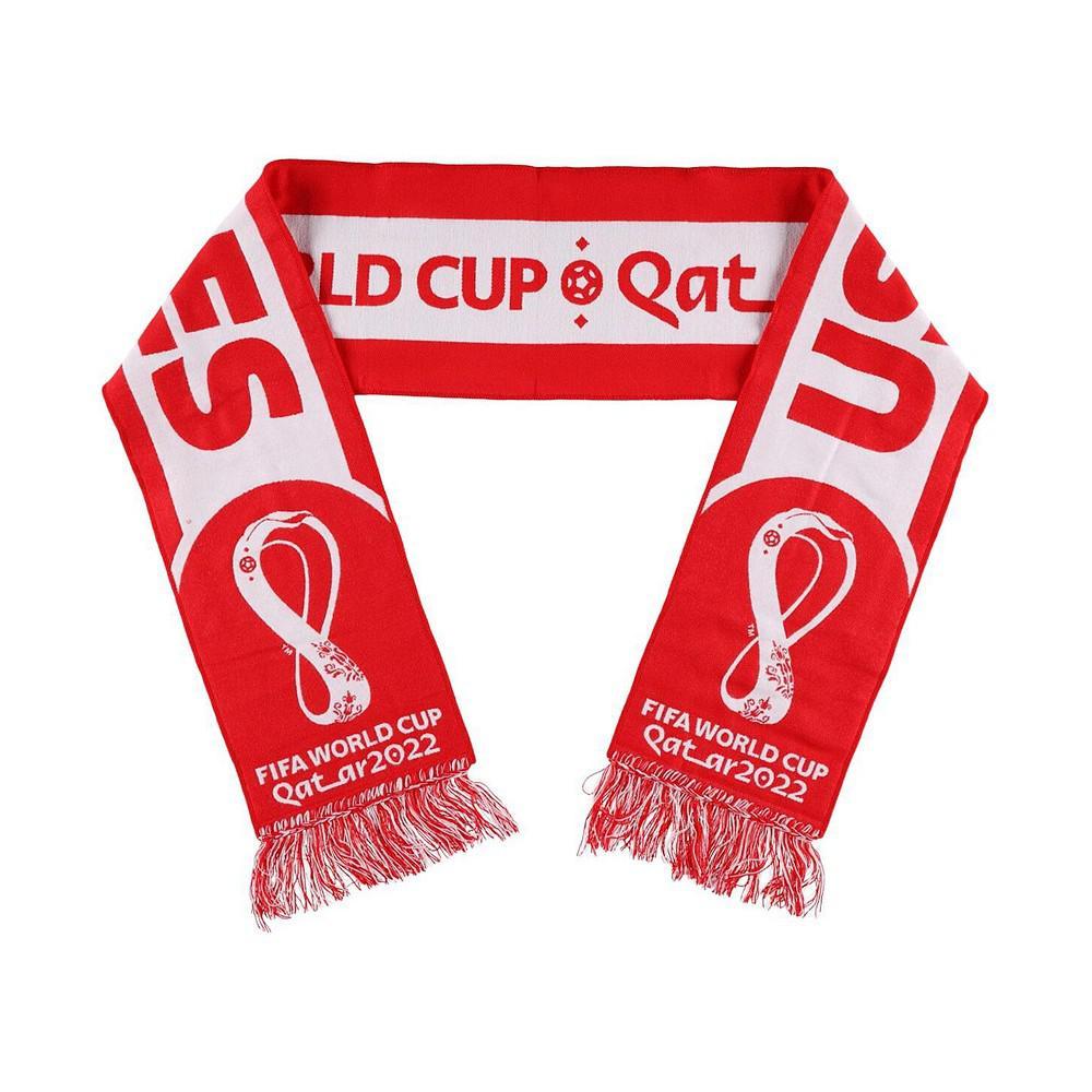 商品Ruffneck Scarves|Men's and Women's USMNT vs. Wales National Team 2022 FIFA World Cup Qatar Matchup Scarf,价格¥258,第4张图片详细描述