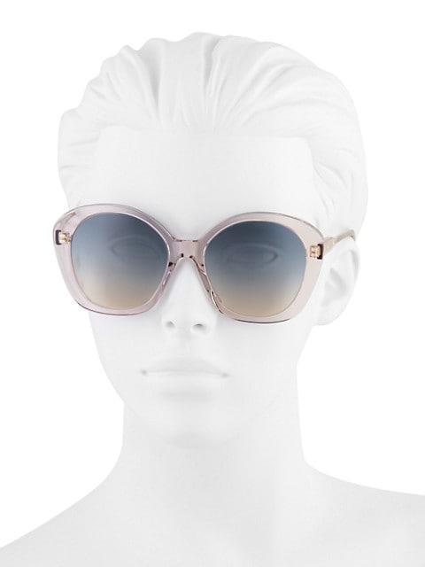 商品Chloé|Xena 55MM Geometric Sunglasses,价格¥2002,第6张图片详细描述