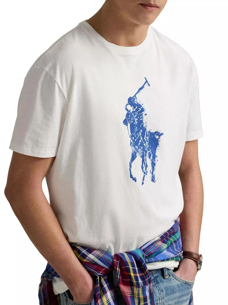 商品Ralph Lauren|Classic-Fit Big Pony Jersey T-Shirt,价格¥486,第5张图片详细描述