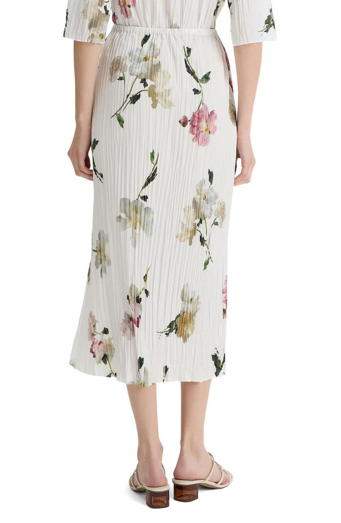 商品Vince|Wilted Peony Plissé Drawstring Midi Skirt,价格¥1191,第2张图片详细描述