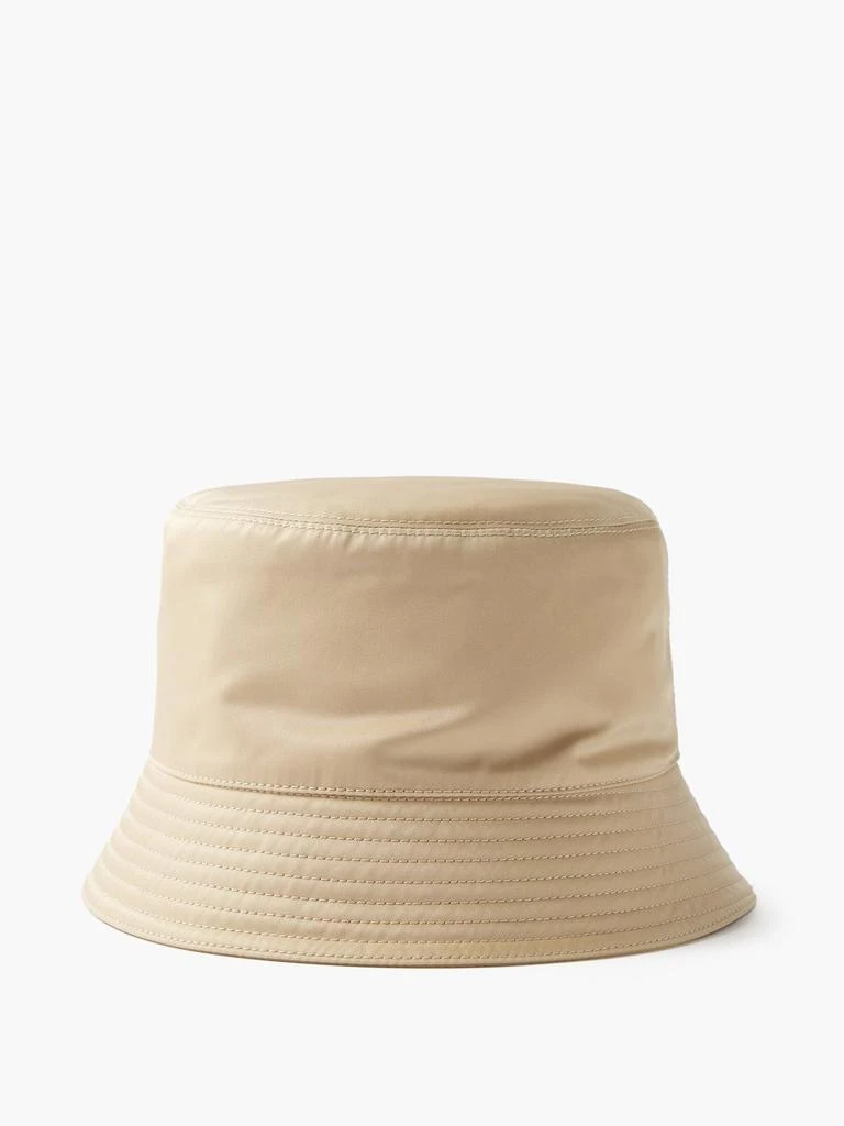商品Prada|Triangle logo-plaque Re-nylon bucket hat,价格¥4414,第4张图片详细描述