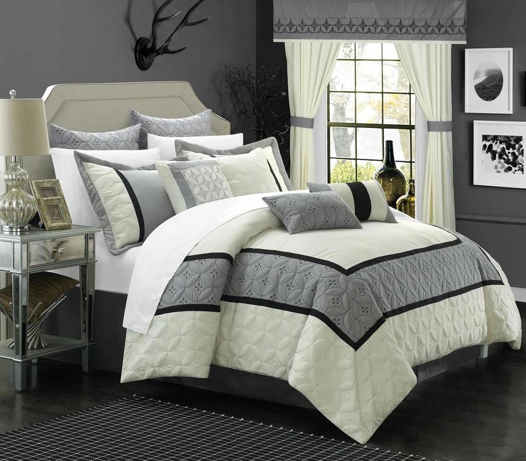 商品Chic Home Design|Aida 24 Piece Comforter Set,价格¥1284,第1张图片