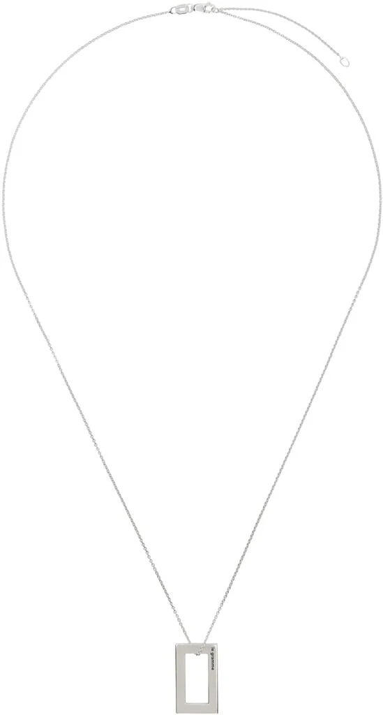 商品Le Gramme|Silver 'Le 3.4g' Rectangle Necklace,价格¥897,第1张图片
