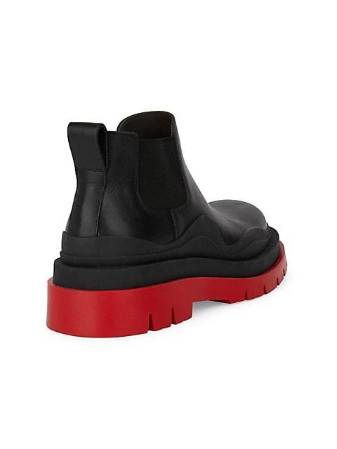 商品Bottega Veneta|Tire Leather Chelsea Boots,价格¥10116,第3张图片详细描述