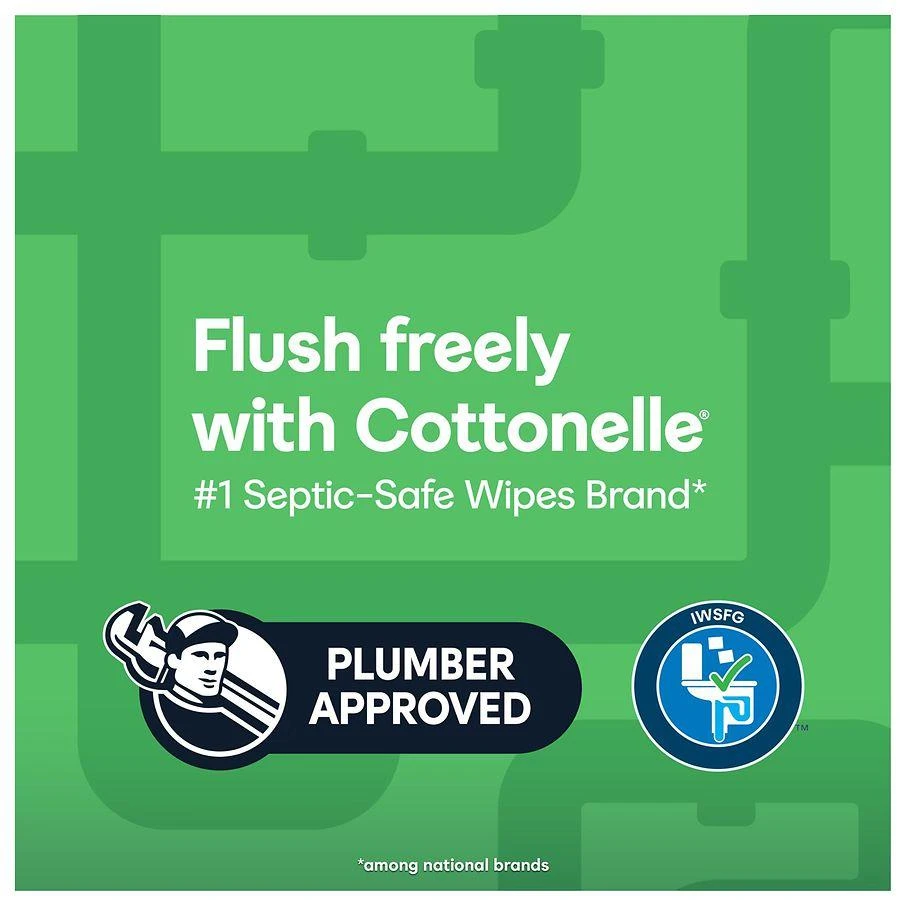 商品Cottonelle|GentlePlus Flushable Wet Wipes, Aloe & Vitamin E, Flip-Top Packs,价格¥45,第5张图片详细描述