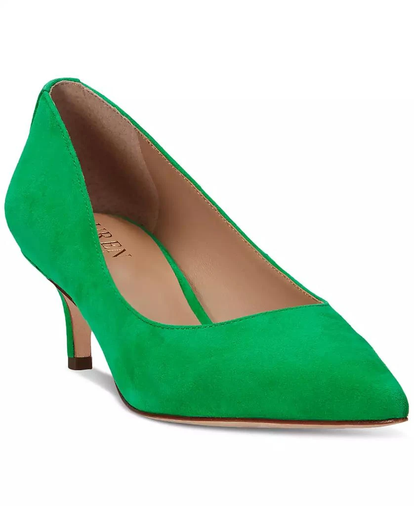 商品Ralph Lauren|Women's Adrienne Slip-On Pointed-Toe Pumps,价格¥1085,第1张图片