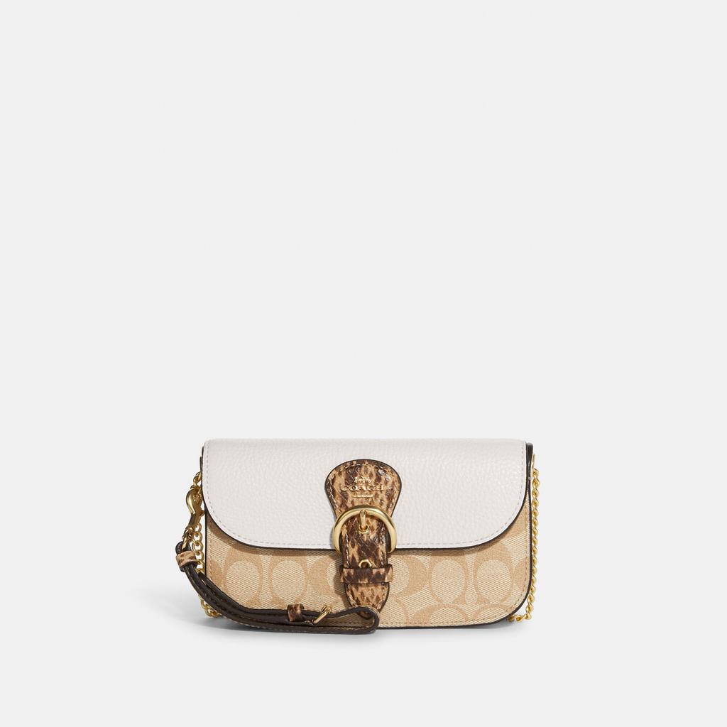 product Coach Outlet | Coach Outlet Kleo Crossbody In Blocked Signature Canvas img