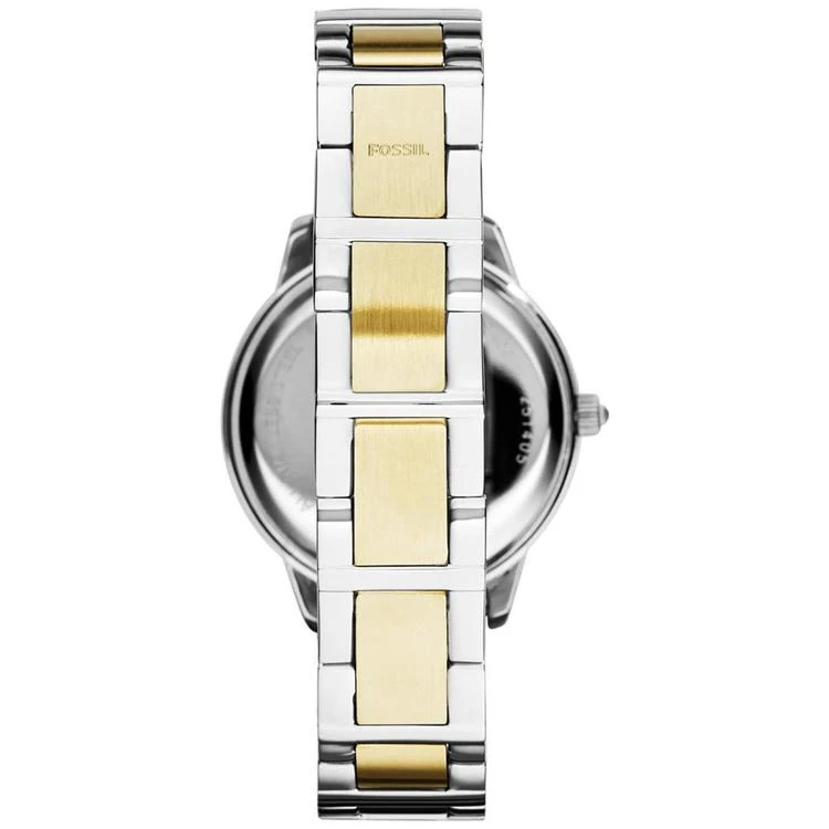 商品Fossil|Women's Jesse Two Tone Stainless Steel Bracelet Watch 34mm ES2409,价格¥935,第3张图片详细描述