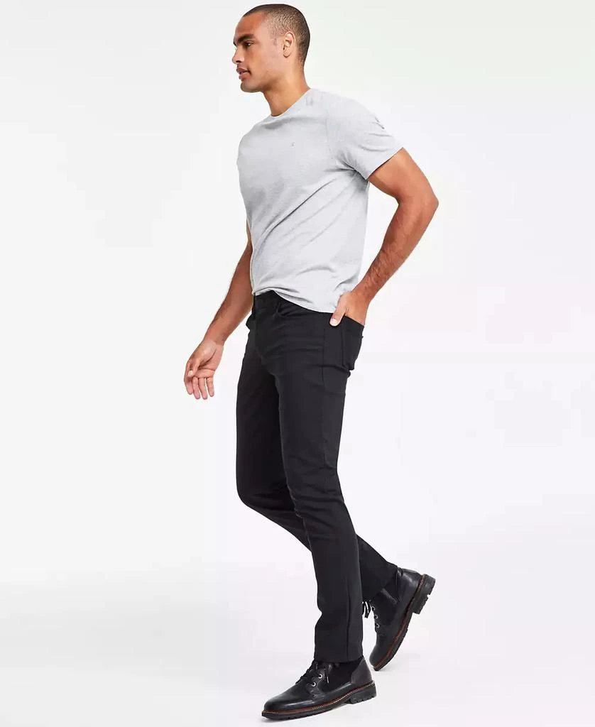 商品Calvin Klein|Men's CK Move 365 Slim-Fit Performance Stretch Pants,价格¥683,第4张图片详细描述