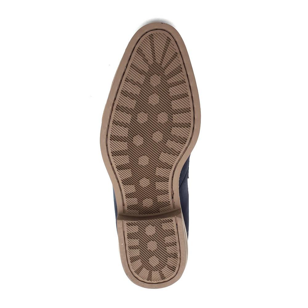Men's Moccasin Toe Penny Strap Slip-on Shoes商品第3张图片规格展示
