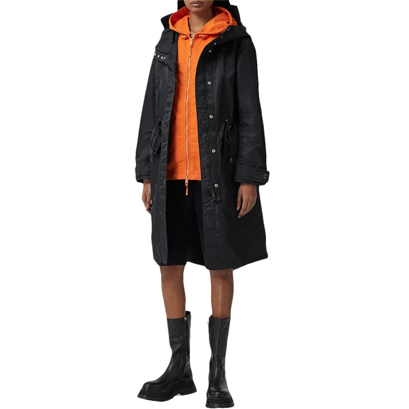 BURBERRY 黑色女士大衣 8038707 商品