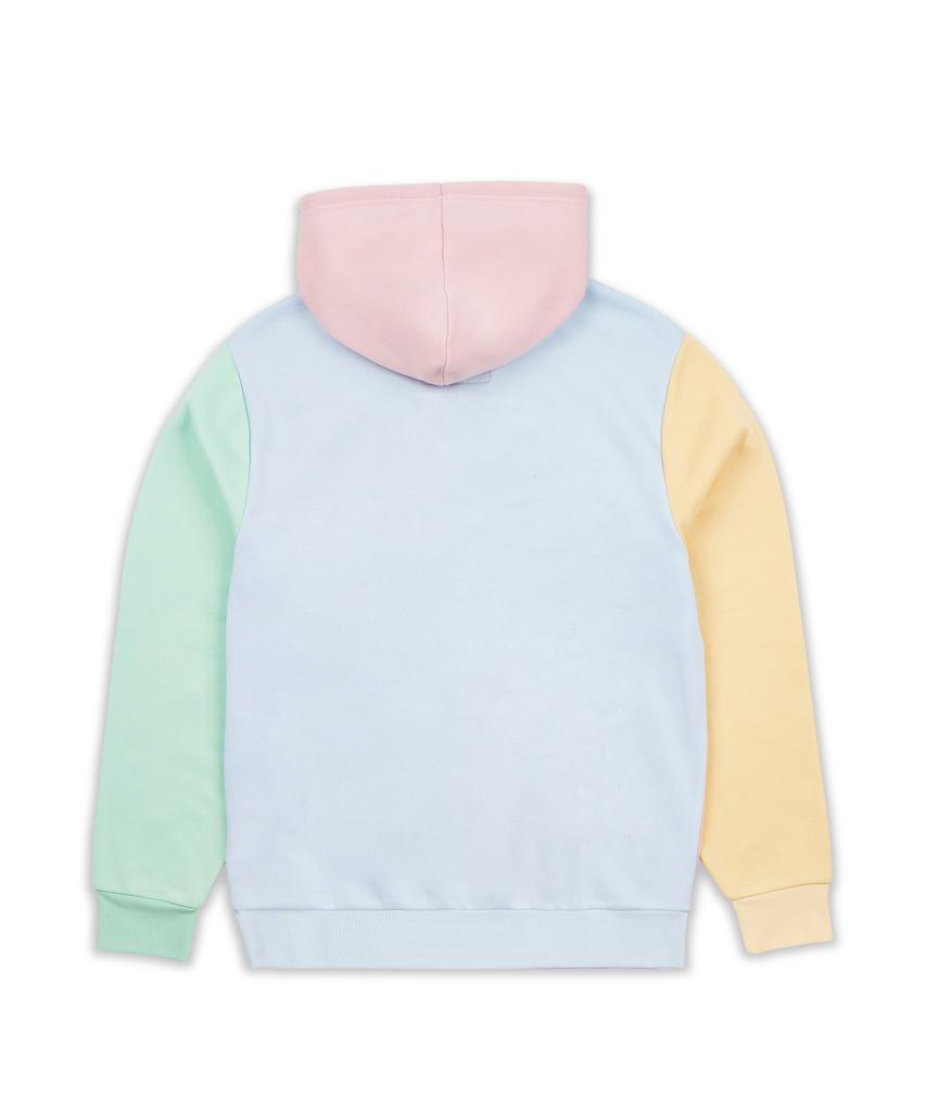 商品Reason Clothing|Drip Color Block Pastel Fleece Hoodie,价格¥74,第5张图片详细描述