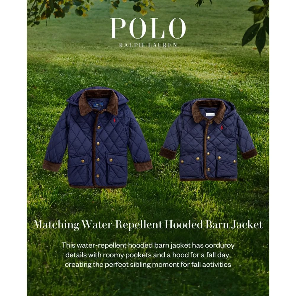 商品Ralph Lauren|Baby Boys Water Repellent Barn Jacket,价格¥655,第4张图片详细描述