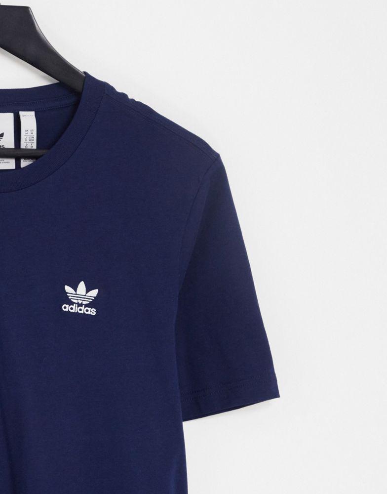 商品Adidas|adidas Originals Trefoil Essentials logo t-shirt in navy,价格¥191,第6张图片详细描述