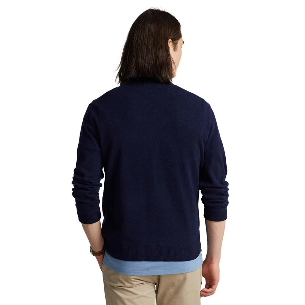 商品Ralph Lauren|Men's Washable Cashmere Crewneck Sweater,价格¥1037,第4张图片详细描述