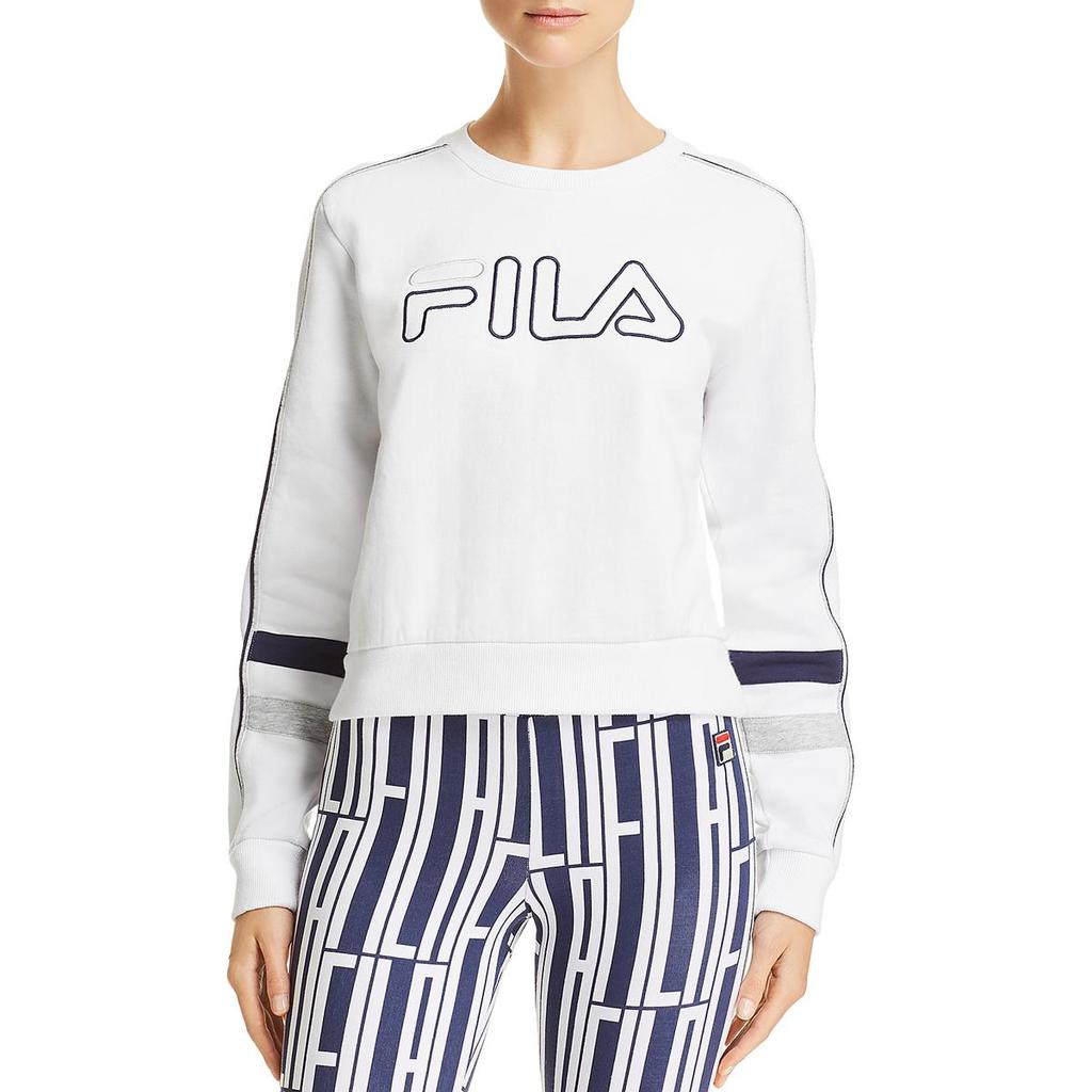 Fila Womens Rochetta Cropped Crewneck Sweatshirt商品第1张图片规格展示