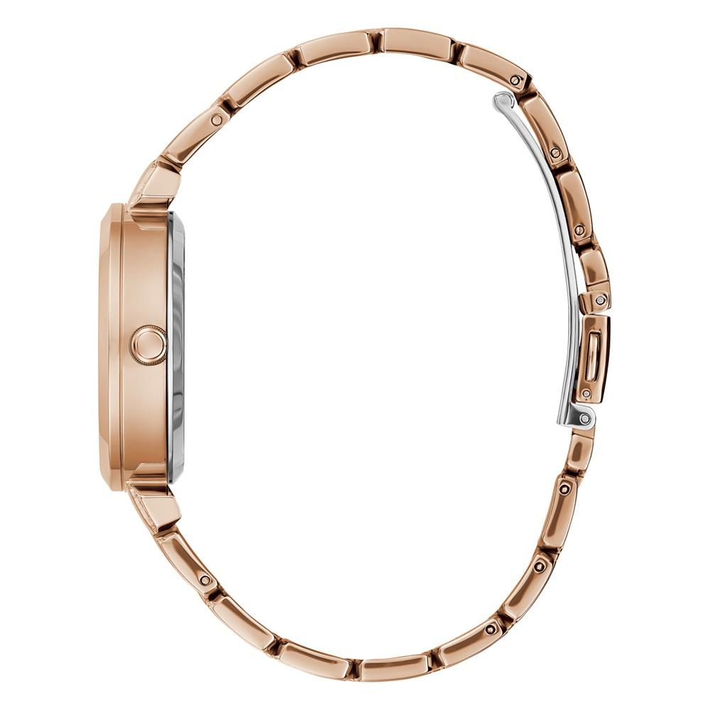 Women's Quartz Rose Gold-Tone Stainless Steel Bracelet Watch 33mm商品第2张图片规格展示