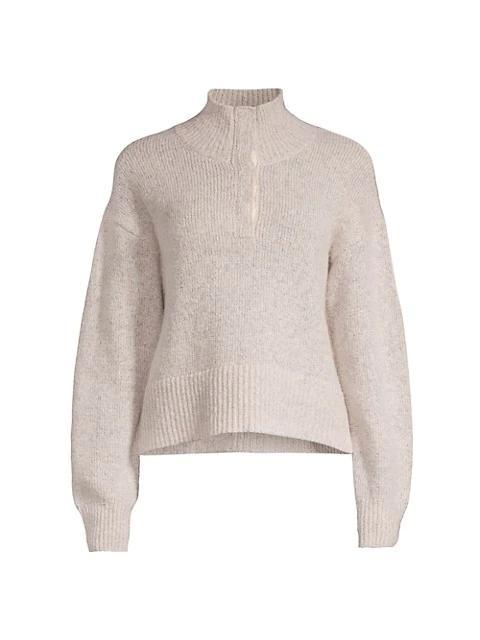 商品525 America|Boxy Snap-Front Turtleneck Sweater,价格¥944,第1张图片