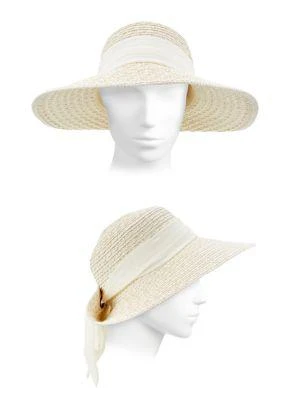 商品Nine West|Scarf Floppy Sun Hat,价格¥80,第3张图片详细描述