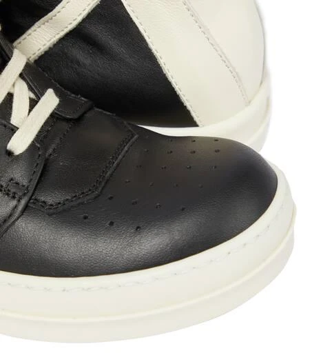 商品Rick Owens|Geobasket high-top leather sneakers,价格¥4517,第5张图片详细描述