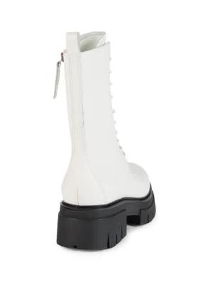 Liana Leather Combat Boots商品第3张图片规格展示