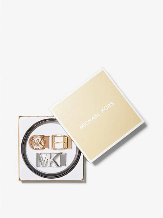 商品Michael Kors|6-in-1 Leather and Logo Belt,价格¥275,第1张图片