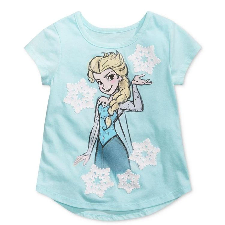 商品Disney|幼童/小童's® Frozen Princess Elsa Cotton T-Shirt, Toddler & Little Girls (2T-6X),价格¥60,第1张图片