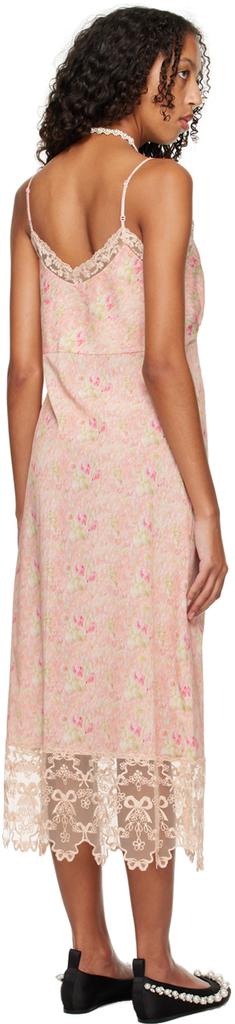 Pink Floral Midi Dress商品第3张图片规格展示