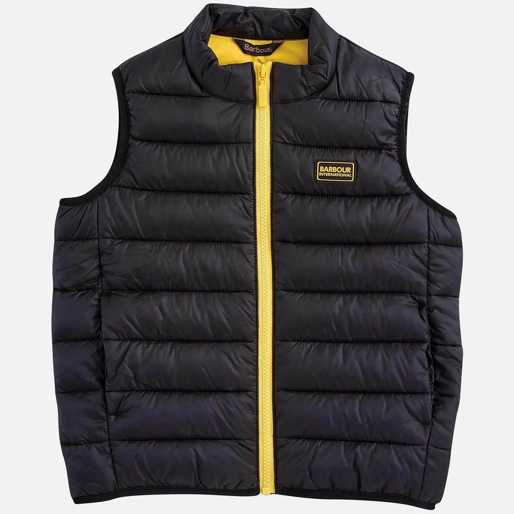 商品Barbour|Barbour International Boys' Reed Gilet - Black/Yellow,价格¥284,第5张图片详细描述