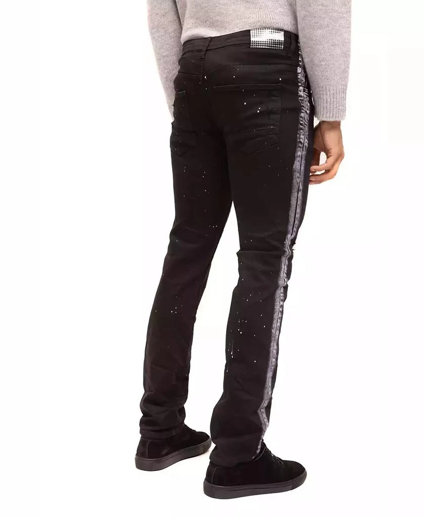 商品RON TOMSON|Men's Modern Splattered Stripe Jeans,价格¥1373,第4张图片详细描述