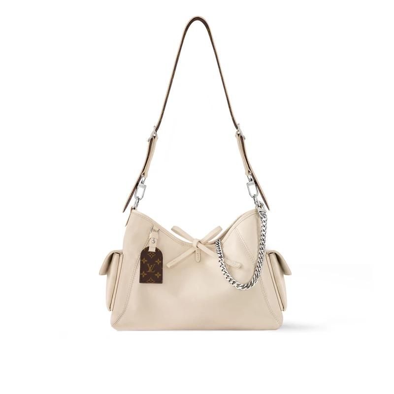 商品Louis Vuitton|LV/路易威登 女士香草色小羊皮单肩包,价格¥26561,第4张图片详细描述