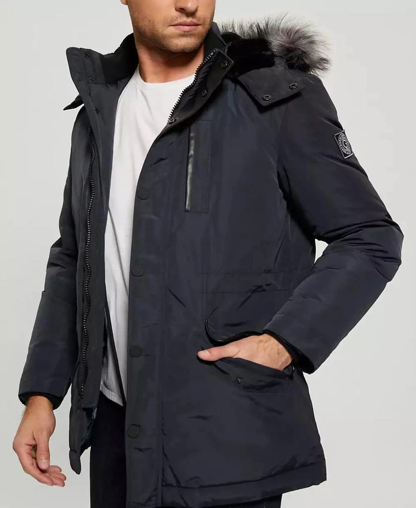 商品GUESS|Men's Real Down Parka Jacket,价格¥1559,第3张图片详细描述