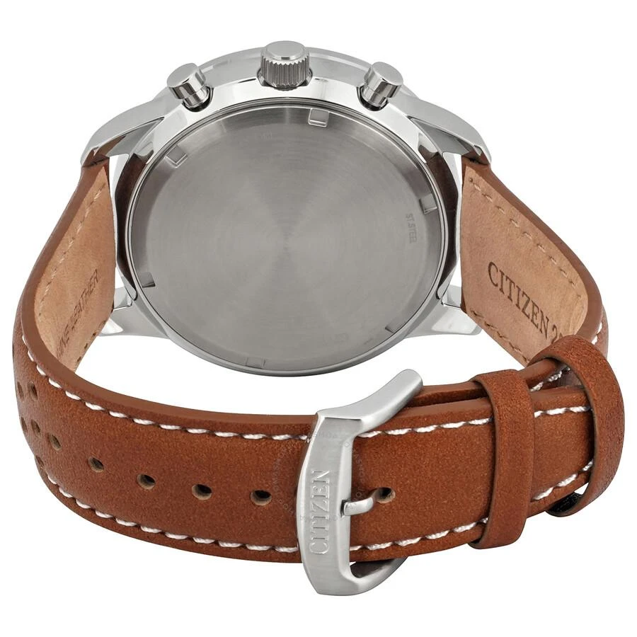 商品Citizen|Eco-Drive Chronograph Beige Dial Brown Leather Men's Watch CA4500-16X,价格¥1154,第3张图片详细描述