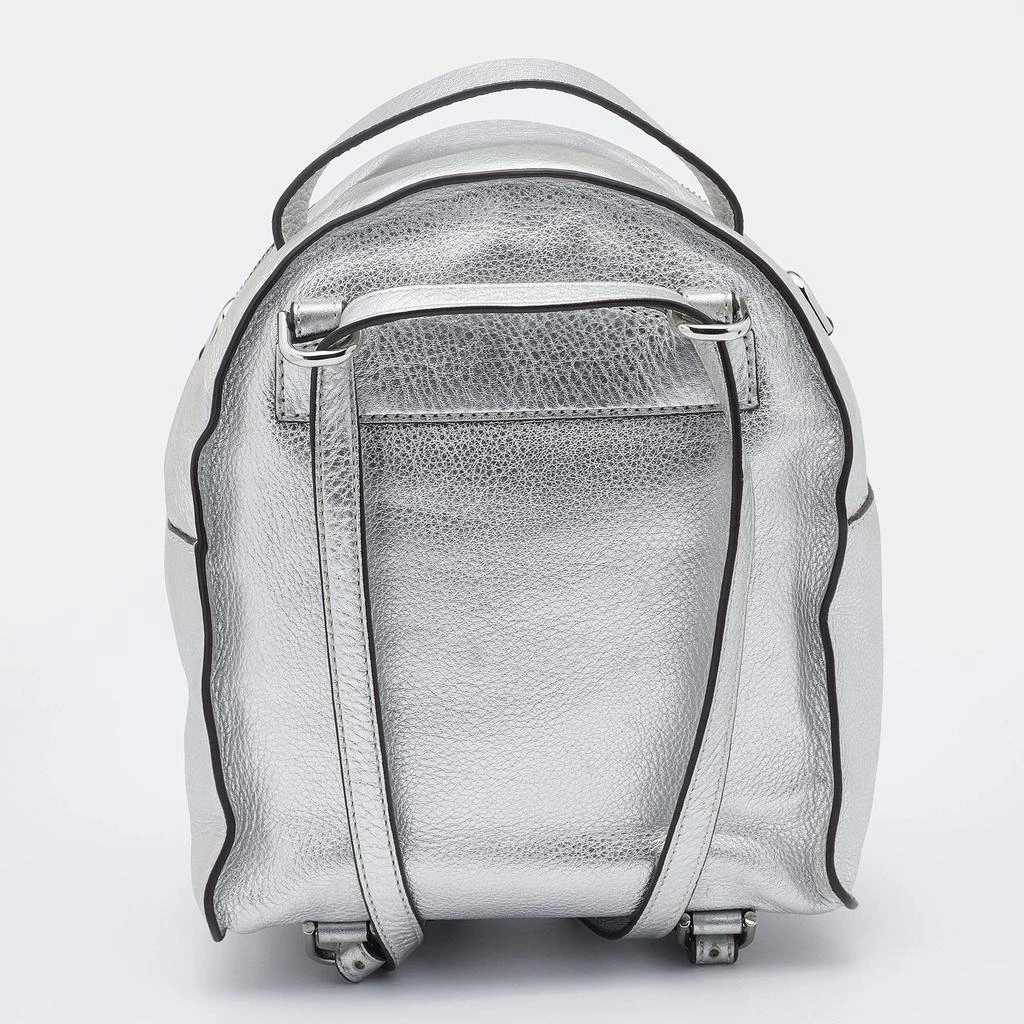 商品[二手商品] Michael Kors|Michael Kors Silver Leather Jessa Convertible Backpack,价格¥1235,第4张图片详细描述