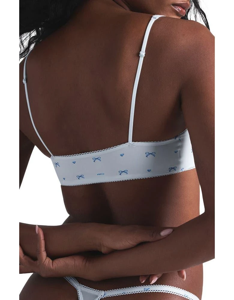 商品SKIMS|2-Pack Fits Everybody Picot Skimpy Scoop Bralettes,价格¥221,第4张图片详细描述