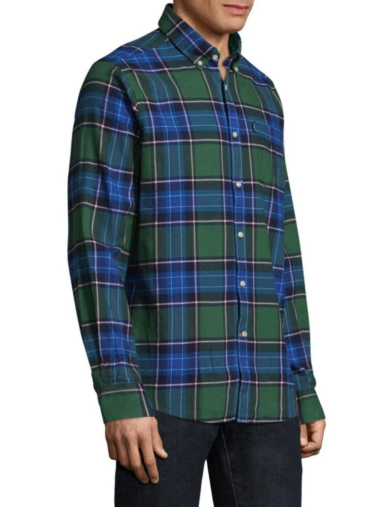 商品Barbour|Tartan Cotton Casual Button-Down Shirt,价格¥663,第3张图片详细描述