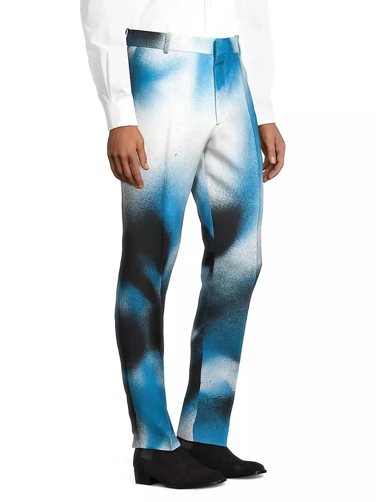 商品Alexander McQueen|Spray-Paint-Effect Woven Pants,价格¥3961,第4张图片详细描述