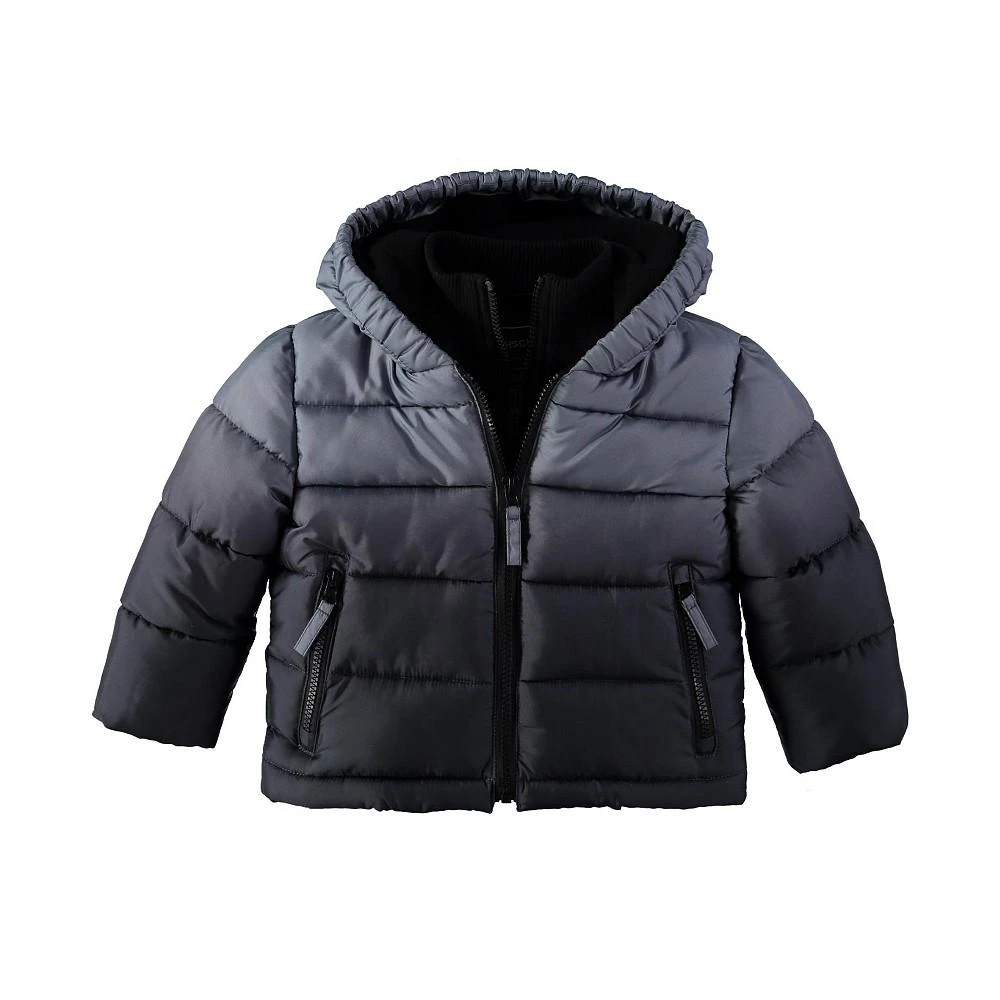 商品S Rothschild & CO|Rothschild Baby Boys Contrast Fleece Vestee Puffer Jacket,价格¥93,第1张图片