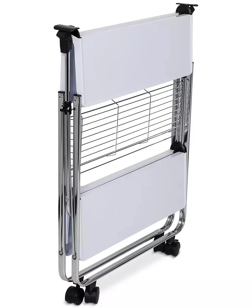 Modern Foldable Rolling Kitchen Cart 商品