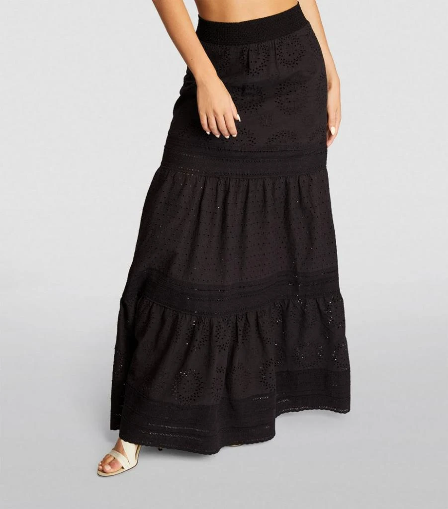 商品Alice + Olivia|Linen-Cotton Reise Maxi Skirt,价格¥2825,第3张图片详细描述