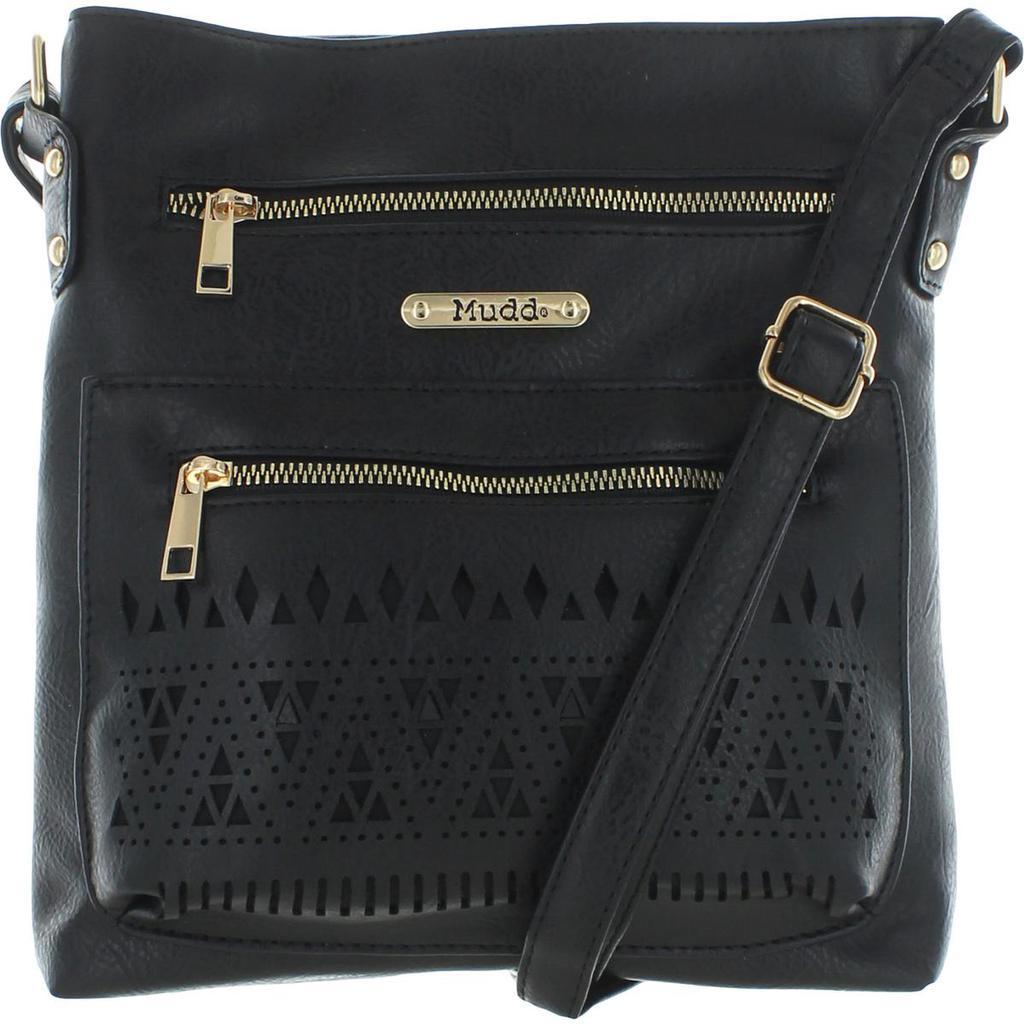 商品Mudd|Mudd Women's Faux Leather Signature Lasercut Crossbody Handbag,价格¥74-¥96,第1张图片