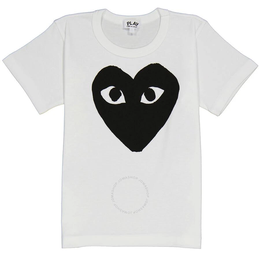 商品Comme des Garcons|Kids Big Heart Print Short Sleeve T-shirt,价格¥224,第1张图片