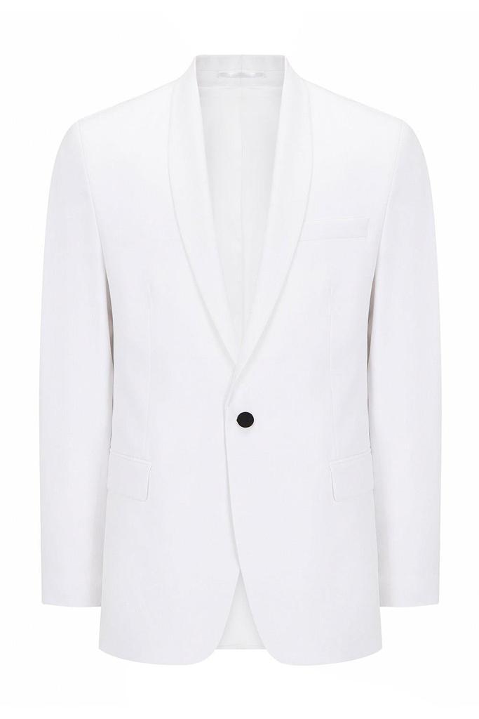 商品RON TOMSON|Shawl Lapel Tuxedo Jacket,价格¥3512,第7张图片详细描述