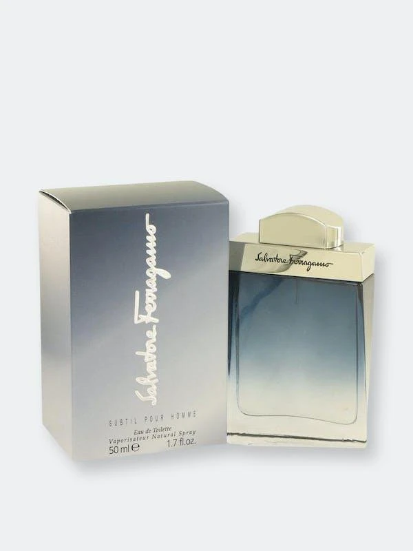 商品Salvatore Ferragamo|Subtil by Salvatore Ferragamo Eau De Toilette Spray 1.7 oz 1.7 OZ,价格¥232,第1张图片