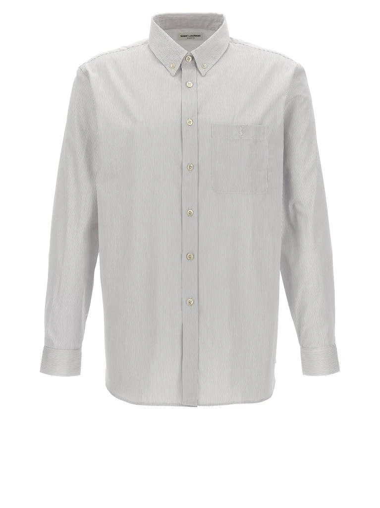 商品Yves Saint Laurent|Cassandre Two-tone Shirt,价格¥3565,第1张图片