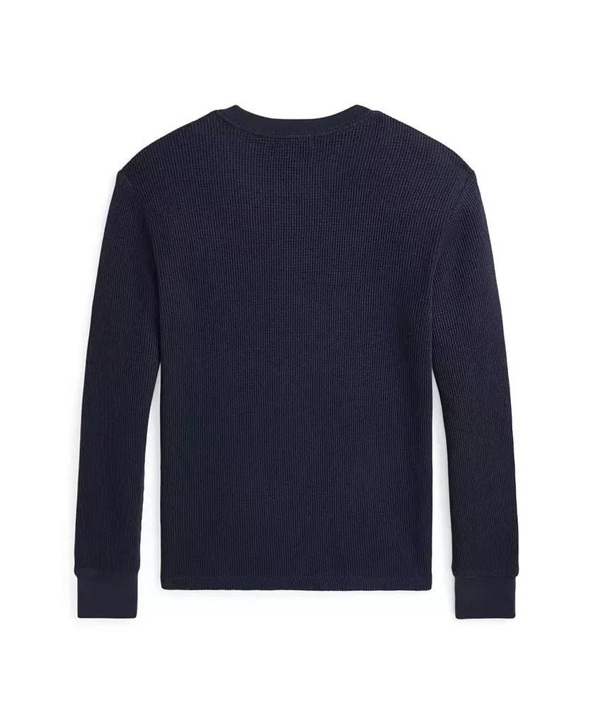 商品Ralph Lauren|Big Boys Waffle-Knit Cotton Long-Sleeve Tee,价格¥212,第3张图片详细描述