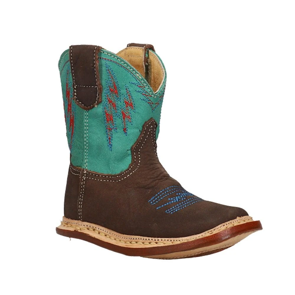 商品Roper|Cowbaby Embroidery Square Toe Cowboy Boots (Infant),价格¥356,第2张图片详细描述