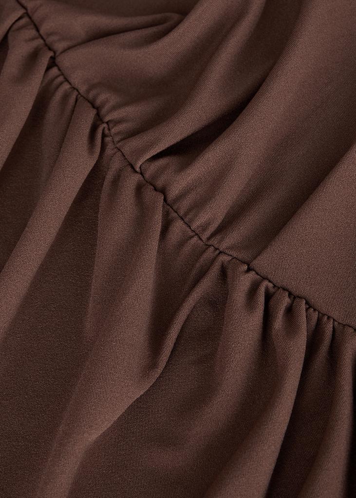 商品Helmut Lang|Twist asymmetric jersey mini dress,价格¥3379,第7张图片详细描述